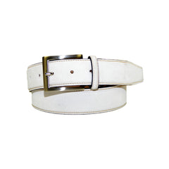 BELT R02 SUEDE SENSO BIANCO