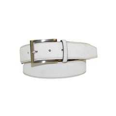 BELT R02 SUEDE SENSO BIANCO