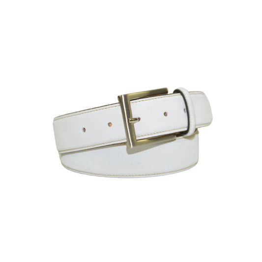 BELT R02 SUEDE SENSO BIANCO
