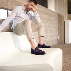 ELLIS SUEDE SENSO SKY BLUE
