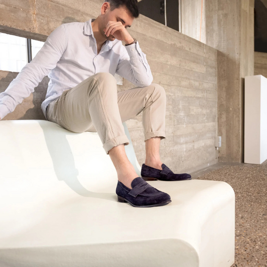 ELLIS SUEDE SENSO SKY BLUE